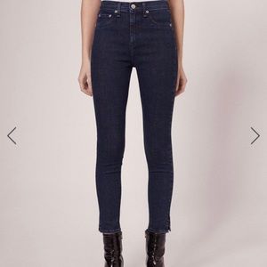Rag & Bone cropped dark jeans